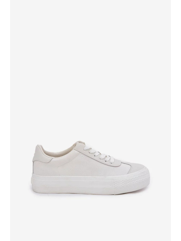 BIG STAR SHOES Női tornacipők platformon Big Star – fehér