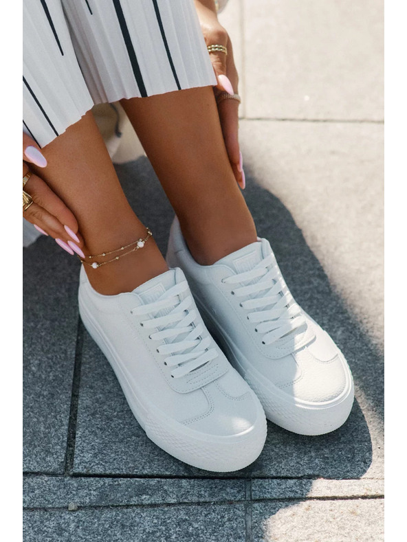 BIG STAR SHOES Női tornacipők platformon Big Star – fehér