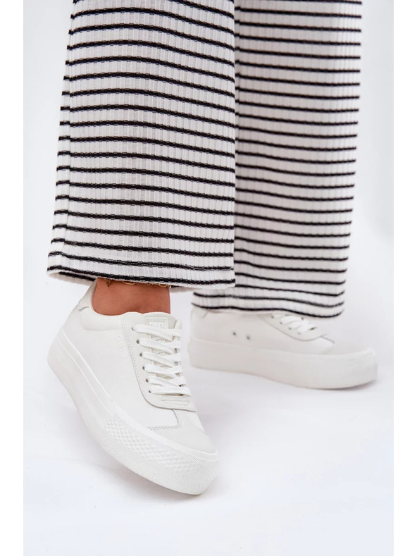 BIG STAR SHOES Női tornacipők platformon Big Star – fehér