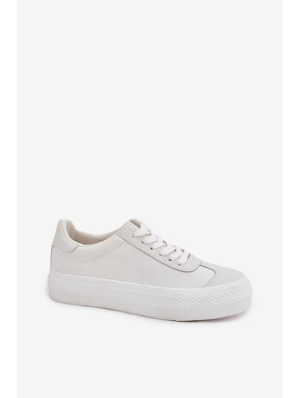 BIG STAR SHOES Női tornacipők platformon Big Star – fehér