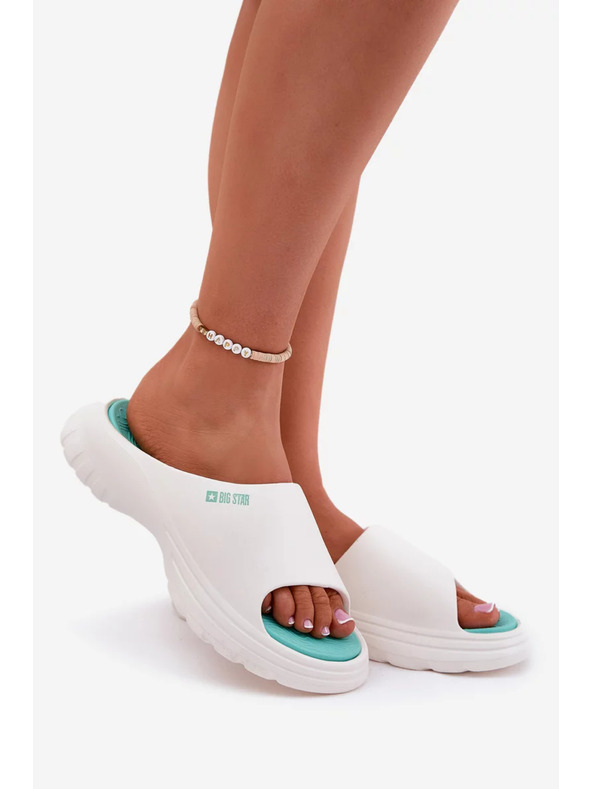 BIG STAR SHOES Női habpapucs Big Star – fehér