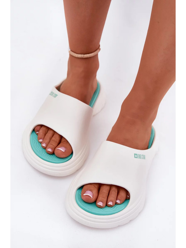 BIG STAR SHOES Női habpapucs Big Star – fehér