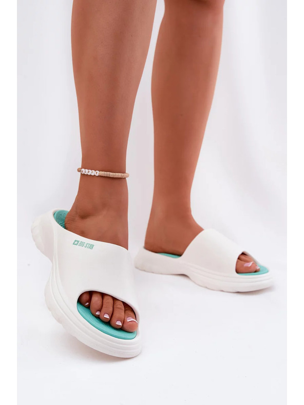 BIG STAR SHOES Női habpapucs Big Star – fehér