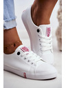 BIG STAR SHOES Női klasszikus tornacipők Big Star – fehér/piros