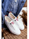 BIG STAR SHOES Női klasszikus tornacipők Big Star – fehér/piros