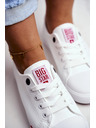 BIG STAR SHOES Női klasszikus tornacipők Big Star – fehér/piros