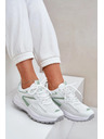 BIG STAR SHOES Női sportcipők Big Star HI-POLY SYSTEM – fehér/menta