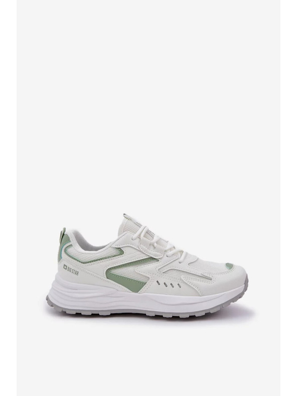 BIG STAR SHOES Női sportcipők Big Star HI-POLY SYSTEM – fehér/menta