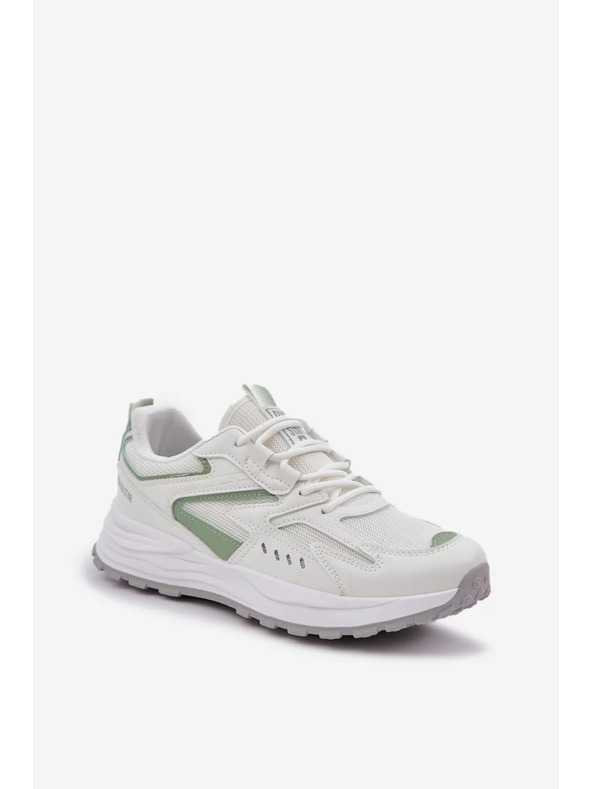 BIG STAR SHOES Női sportcipők Big Star HI-POLY SYSTEM – fehér/menta