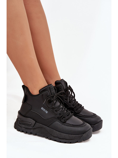 BIG STAR SHOES Női sportcipők platformon Big Star – fekete