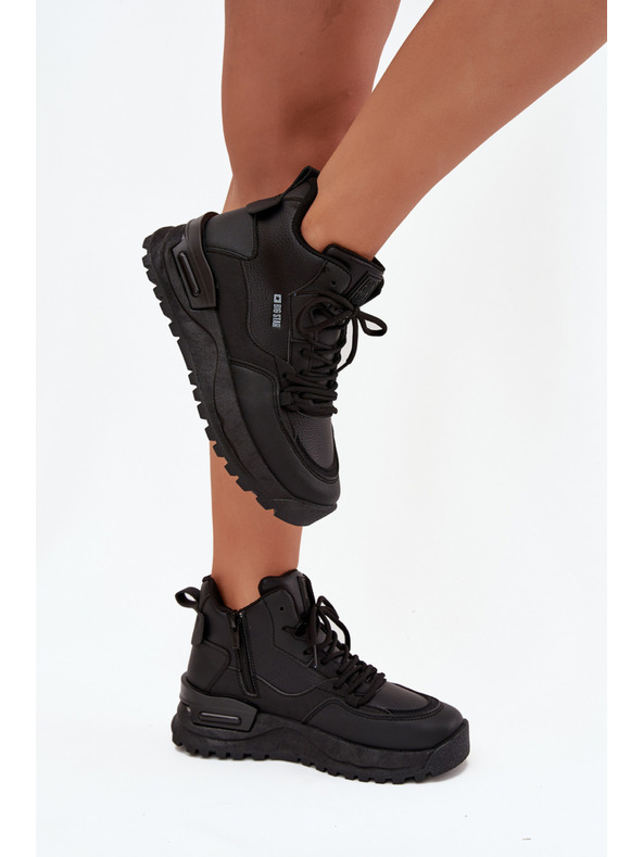 BIG STAR SHOES Női sportcipők platformon Big Star – fekete