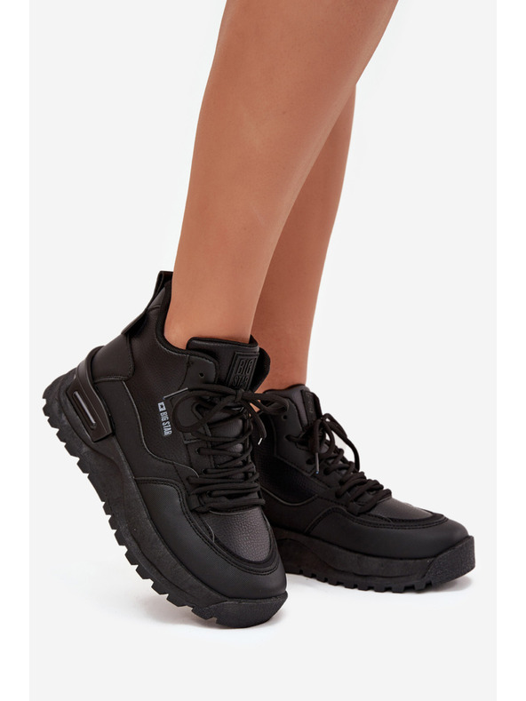 BIG STAR SHOES Női sportcipők platformon Big Star – fekete