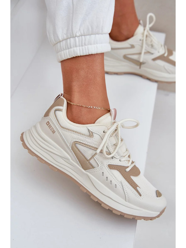 BIG STAR SHOES Női bakancs Big Star HI-POLY SYSTEM – bézs