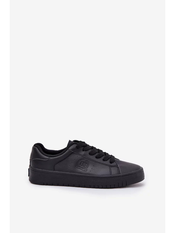 BIG STAR SHOES Női alacsony tornacipő ECO bőrből Big Star – fekete