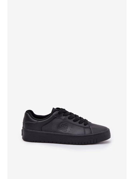 BIG STAR SHOES Női alacsony tornacipő ECO bőrből Big Star – fekete