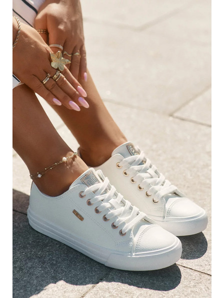 BIG STAR SHOES Női ECO bőr tornacipő Big Star – fehér