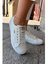 BIG STAR SHOES Női ECO bőr tornacipő Big Star – fehér