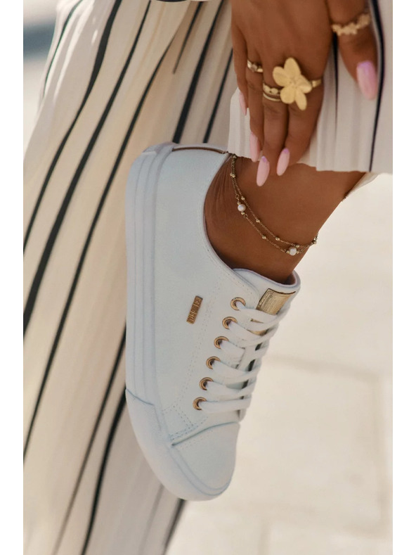 BIG STAR SHOES Női ECO bőr tornacipő Big Star – fehér