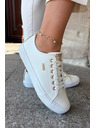 BIG STAR SHOES Női ECO bőr tornacipő Big Star – fehér