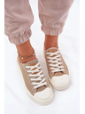 BIG STAR SHOES Női textil tornacipő Big Star – bézs