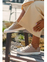 BIG STAR SHOES Női textil tornacipő Big Star – bézs