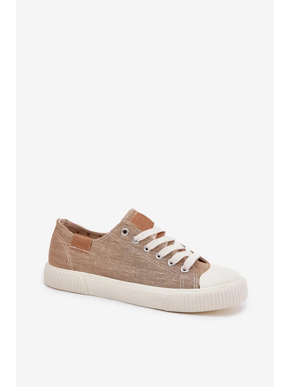 BIG STAR SHOES Női textil tornacipő Big Star – bézs