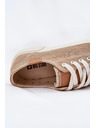 BIG STAR SHOES Női textil tornacipő Big Star – bézs