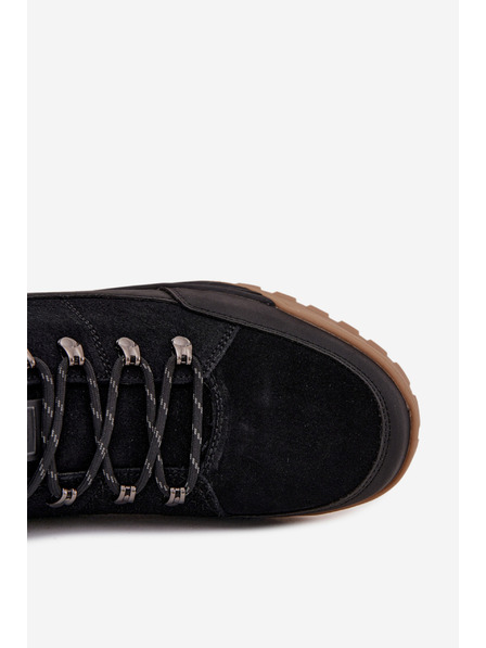 BIG STAR SHOES Férfi velúr trekking bakancs Big Star – fekete