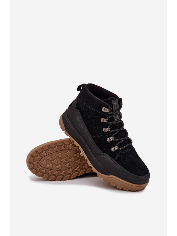 BIG STAR SHOES Férfi velúr trekking bakancs Big Star – fekete