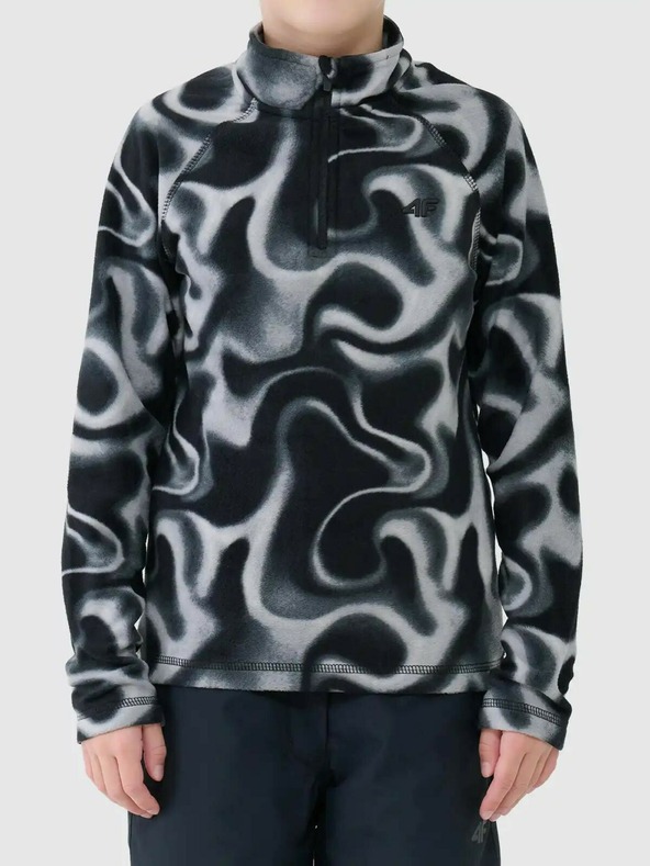 4F Lányok fleece kapucnis pulóver 4F