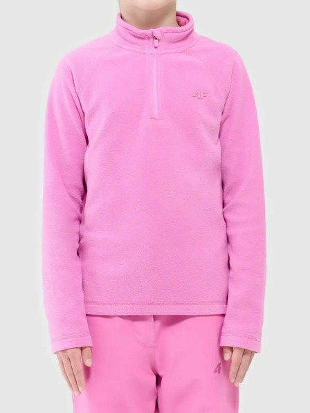 4F Lányok fleece kapucnis pulóver 4F