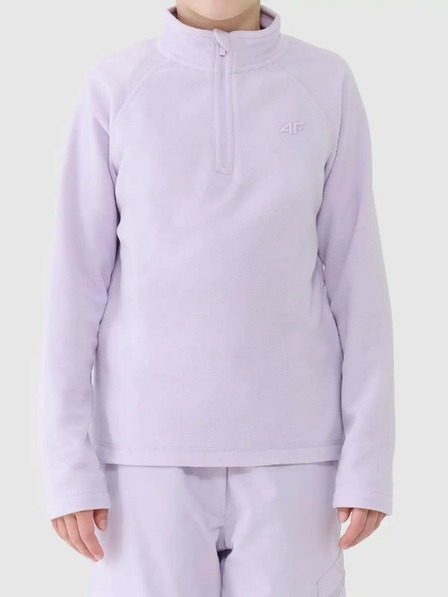 4F Lányok fleece kapucnis pulóver 4F