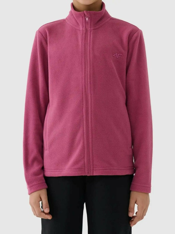 4F Lányok fleece kapucnis pulóver 4F