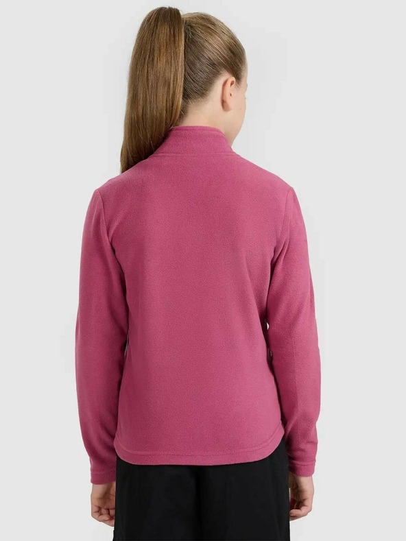 4F Lányok fleece kapucnis pulóver 4F