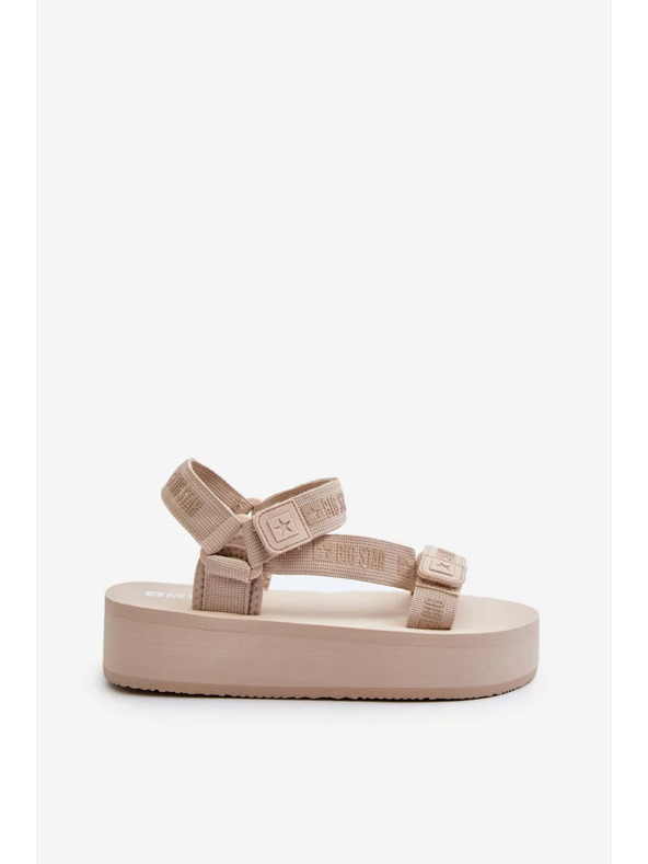 BIG STAR SHOES Női platformos szandál Big Star - bézs