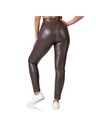 Bellinda RELAX & GO LEATHEROPTIC LEGGINGS - Bőrhatású női leggings - sötétbarna