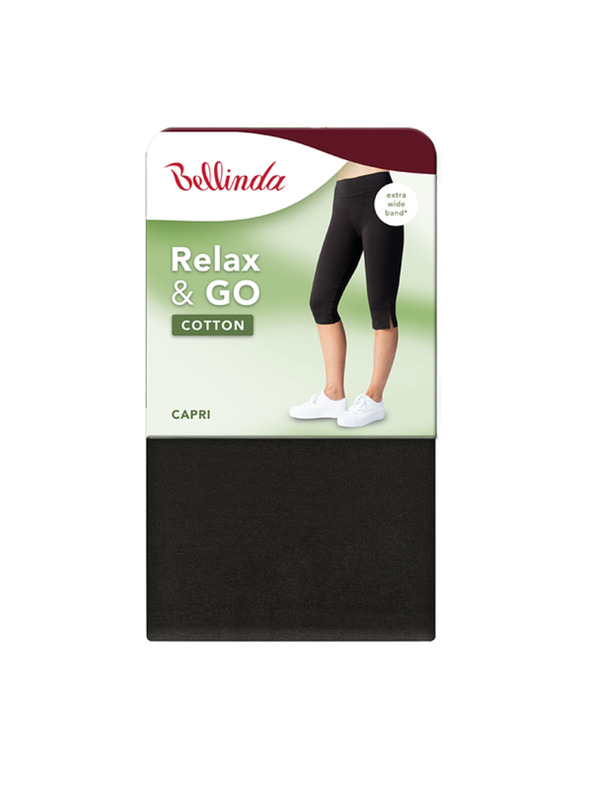 Bellinda RELAX & GO COTTON CAPRI - Női pamut capri - fekete
