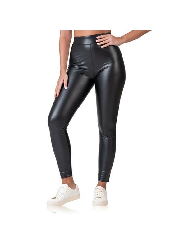 Bellinda RELAX & GO LEATHEROPTIC LEGGINGS - Női bőr hatású leggings - fekete