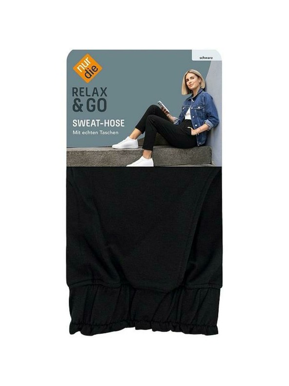 Nur Die NUR DIE SWEAT HOME PANTS - Modern sport nadrág - fekete