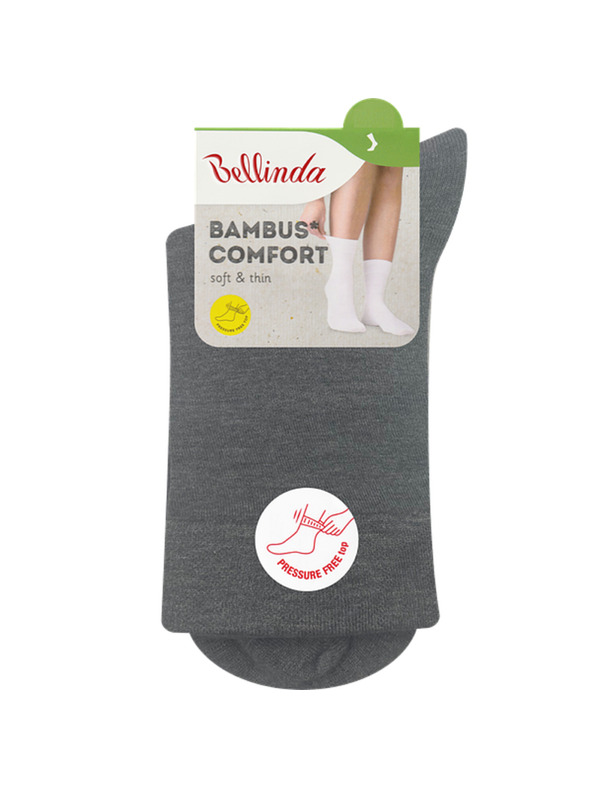 Bellinda BAMBUS LADIES COMFORT SOCKS - Női bambusz zokni - szürke