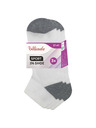 Bellinda SPORT WOMEN IN-SHOE 3x - Női sport bokázokni 3 pár - fehér