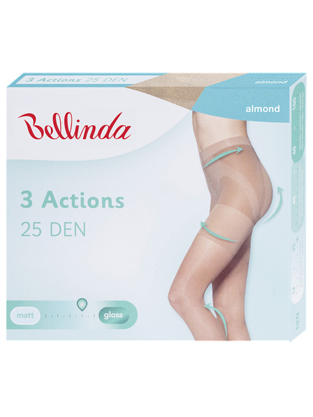 Bellinda 3ACTIONS 25 DEN - Formáló harisnya - mandula