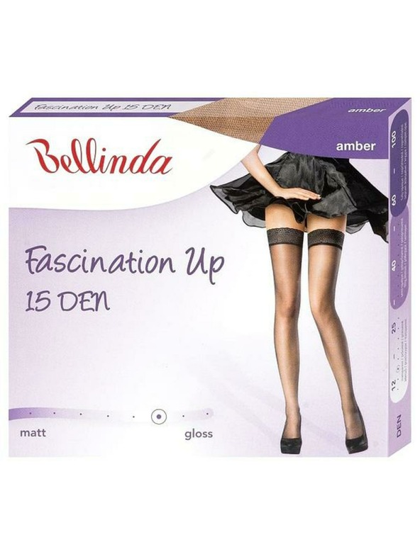Bellinda FASCINATION UP 15 DEN - Önfenntartó zokni - borostyán