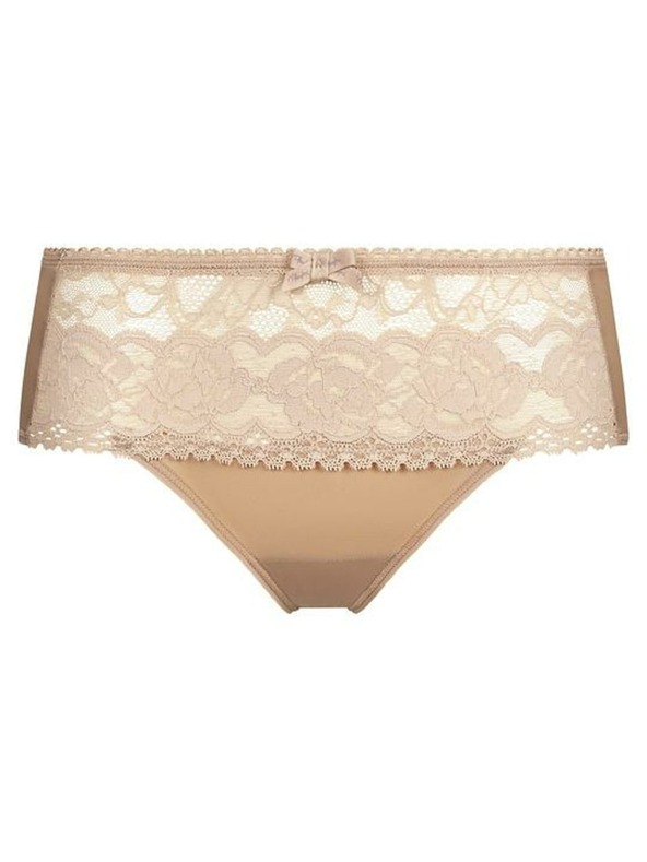 Playtex PLAYTEX RCS FLOWER ELEGANCE MIDI BRIEF - Női csipkés alsónadrág - testszín