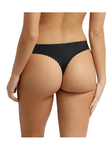 DIM DIM BODY TOUCH DAILY STRING - Női varrásmentes alsónadrág - fekete