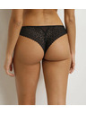 DIM DIM DAILY DENTELLE THONG - Női csipkés string - fekete