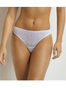DIM DIM DAILY DENTELLE THONG - Női csipkés string - fehér