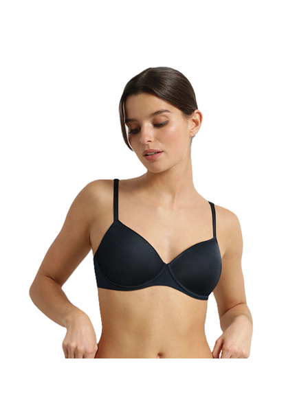 DIM DIM INVISIBLE WIRELESS PADDED BRA - Női sima kitöltött melltartó - fekete