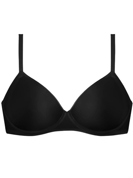 DIM DIM INVISIBLE WIRELESS PADDED BRA - Női sima kitöltött melltartó - fekete