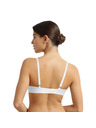 DIM DIM INVISIBLE WIRELESS PADDED BRA - Női sima kitöltött melltartó - fehér